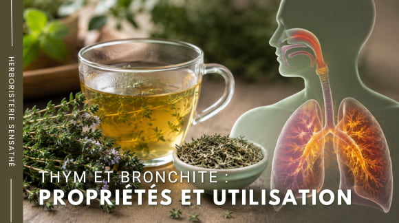 Thym et bronchite  propriétés et utilisation - Herboristerie Sensathé